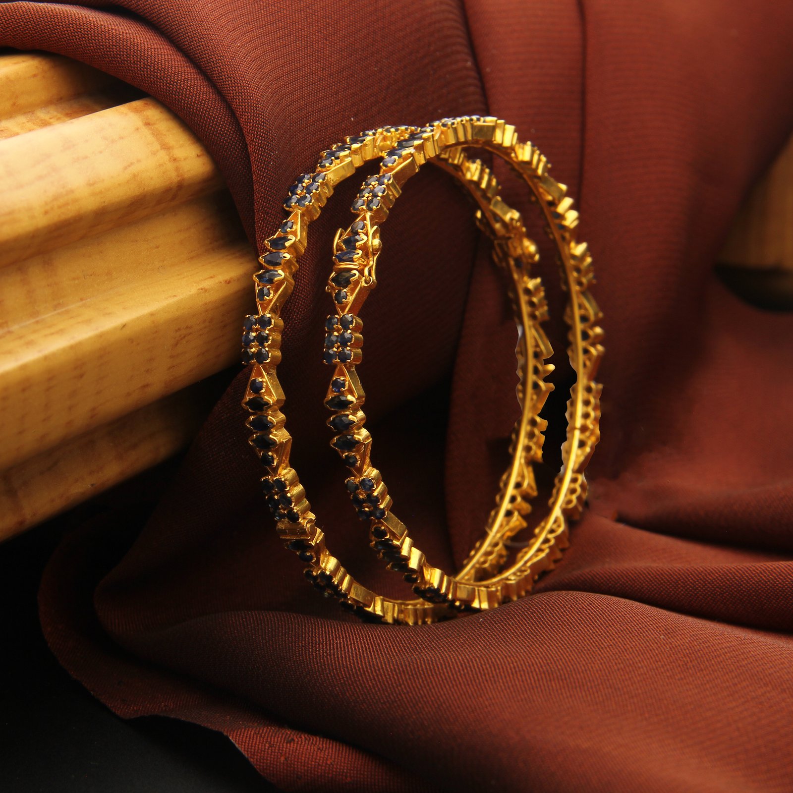 RUBY & EMARALD BANGLES